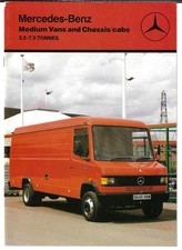 Mercedes-Benz 507D 609D 709D 811D 814D Van & Chassis Cab 1988-1989 UK Brochure