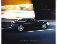Catalogue Brochure Maserati Coupé / Gransport / Spyder 2004 Anglais / English