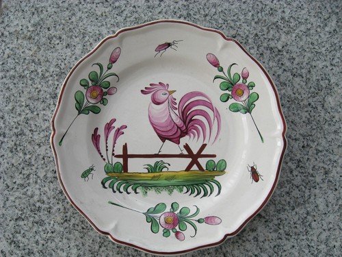 Assiette murale faïence - assiette,