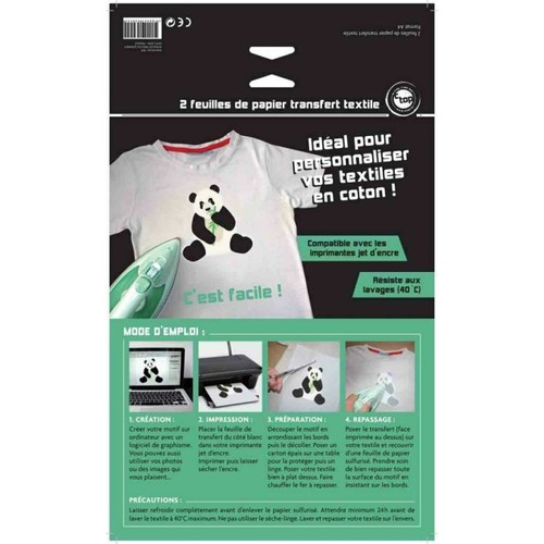 Feuilles papier transfert - papier,
