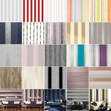 Papier Peint Rayé Chic Pour