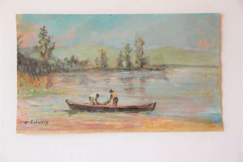 Petite peinture huile - peinture, sur