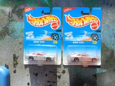 Hot Wheels LOT OF 2 SILVER BMW 850i from 1996 w/opening door & Lace whs READ!!