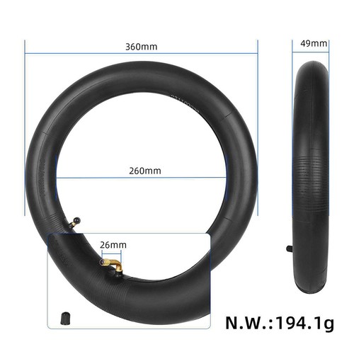 Tube intérieur pouces - 14,