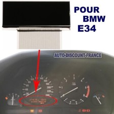 Ecran LCD afficheur pour compteur odb pour BMW E34 nappe inclus