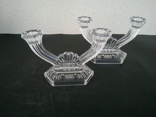 Bougeoirs verre cristal 2 - en,