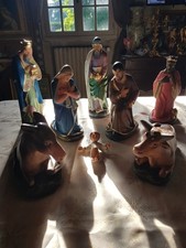 Crèche de noel avec 8 grands