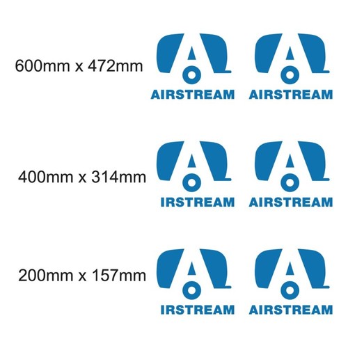 Set autocollants airstream - autocollants,