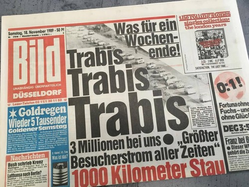Bildzeitung from 1989 - from, *