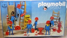 1976 Geobra Playmobil System 3403 Firefighters Fire Fighters 7 Klicky New Sealed!