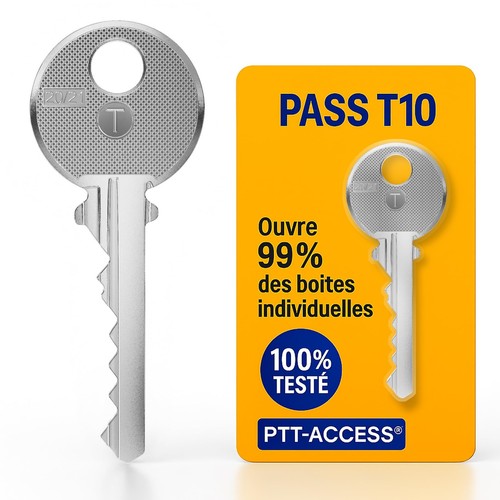 Clé ptt t10 pass partout - t10,