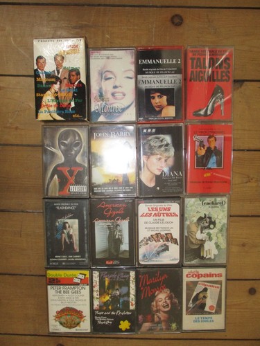 Cassettes audio k7 bande - ,