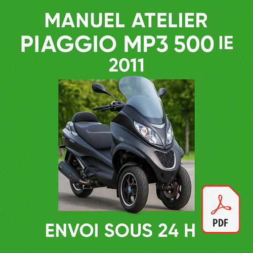 Manuel atelier piaggio mp3 500 - atelier,