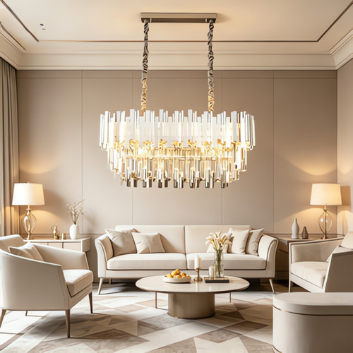 Lustre cristal avec - cristal,