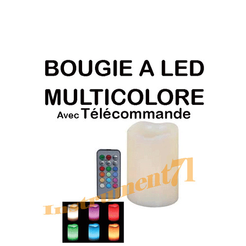 Bougie led cire avec - cire,