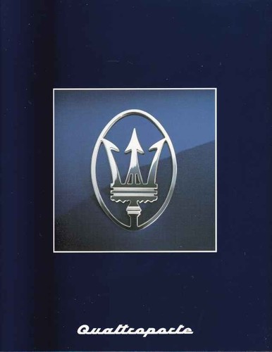 Catalogue brochure maserati - catalogue,