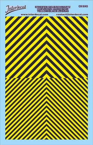 Chevrons décalcomanies - 1/43,