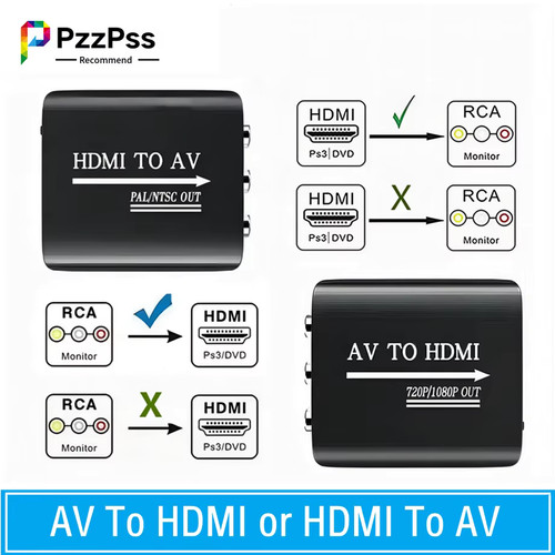 Convertisseur hdmi vers rca - hdmi,