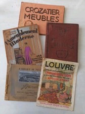 Lot of 5 Crozatier T&B Vercelli Louvre Antique Furniture Furniture Catalogues 