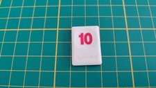 Hasbro C68 C68 Number 10 Number Tile Red Rummikub Number Rami Game
