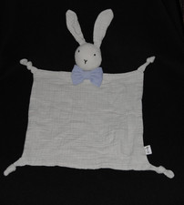 🐰 Doudou plat lapin gris
