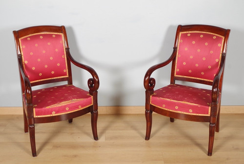 Paire fauteuils époque - paire,