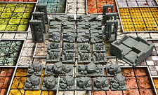 For HeroQuest 35 Piece Dungeon
