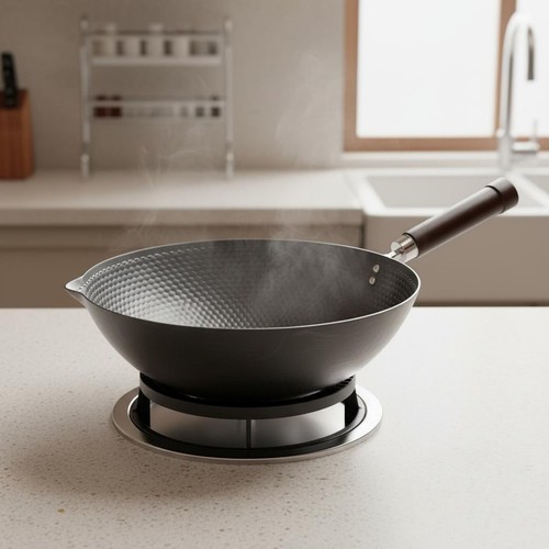 Wok fer compatible - wok, tous