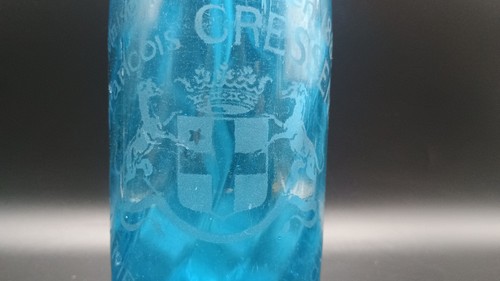 Siphon eau seltz bleu - siphon,
