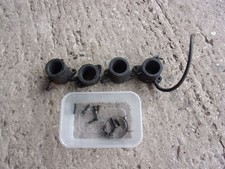 YAMAHA XJ 550 5G2 AIR COOLED - CARB INLET RUBBER SET x 4 SOFT/PLYABLE