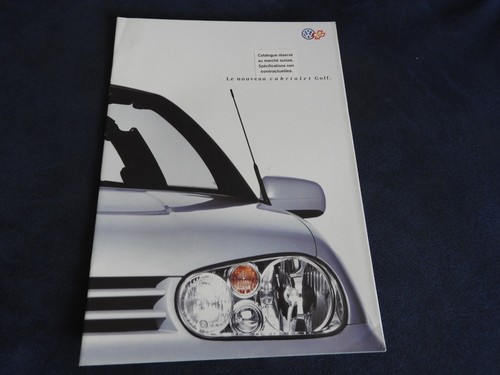 Catalogue volkswagen golf - vw,