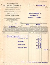 1931 ETAB ANT.COSTE CAUMARTIN A LACANCHE COTE D OR - M.GEORGES CHADIRAC A P