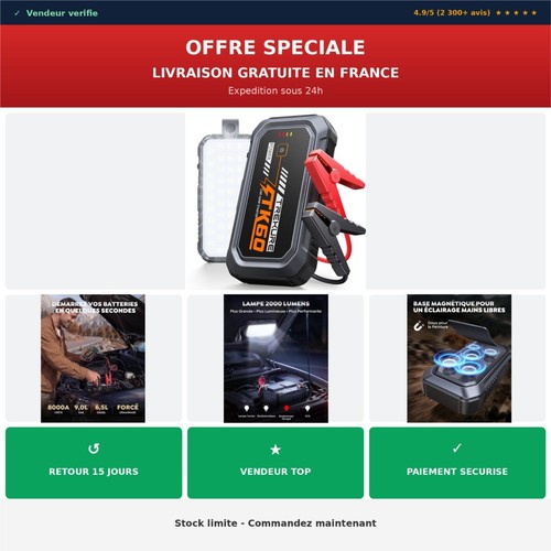 Booster batterie voiture