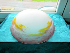 GV CROSMARE Signed Cloudy Glass Paste Basin