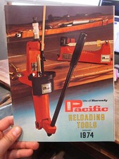 1974 Hornady Pacific Reloading Tools Catalog Press Gun Ammo Bullet Cartridge Old