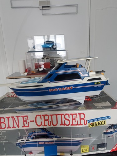 Bateau miniature vintage - vintage, nikko