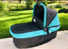 Rare! Peg Perego Bassinet For Pop Up Stroller (Gruppo Navetta) Color Aquamarine
