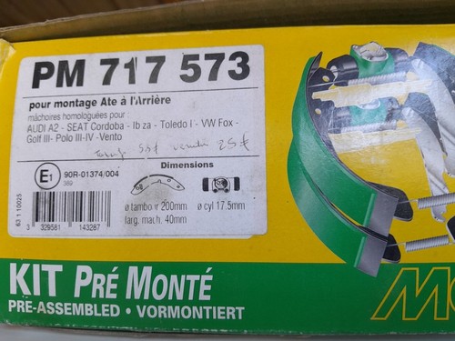 Kit machoires freins ar - machoires, de
