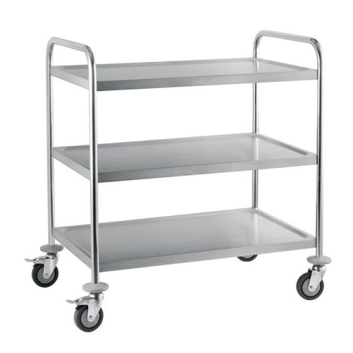 Chariot inox débarrassage - chariot, de