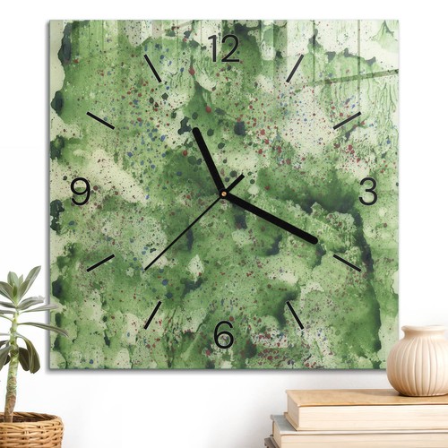 Horloge murale carrée - horloge, en