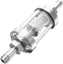 Filtre À Essence, MoreChioce Filtre à Mazout de Gaz de Moto en Aluminium 8mm ATV