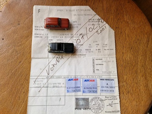 Document administratif peugeot - document,