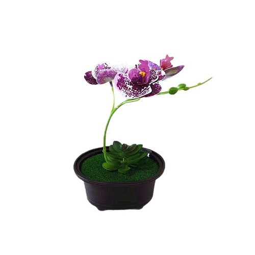 Orchidée artificielle tactile