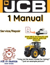 JCB 2135 FASTRAC TRACTOR SERVICE REPAIR SHOP MANUAL PDF USB
