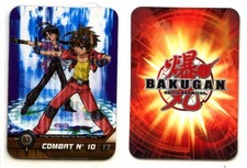 BAKUGAN BATTLE BRAWLERS Magnetic Card, Sega Toys - No. 53 COMBAT NO. 10