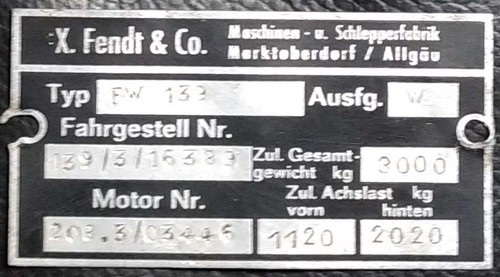 Rare plaque constructeur - rare, ****