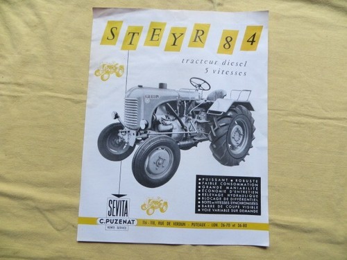 Tracteur steyr diesel - tracteur,