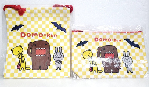 Domo kun pouch drawstring - &,