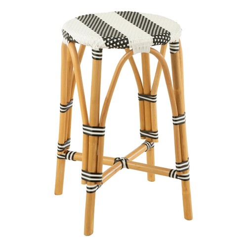 Tabouret bar rotin - tabouret,