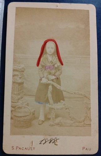 Enfant 1888 cdv colorisé - 1888,